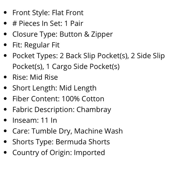 ST. JOHN’S BAY -Women’s Cargo Shorts - Light Blue Stripe - Picture 9 of 9